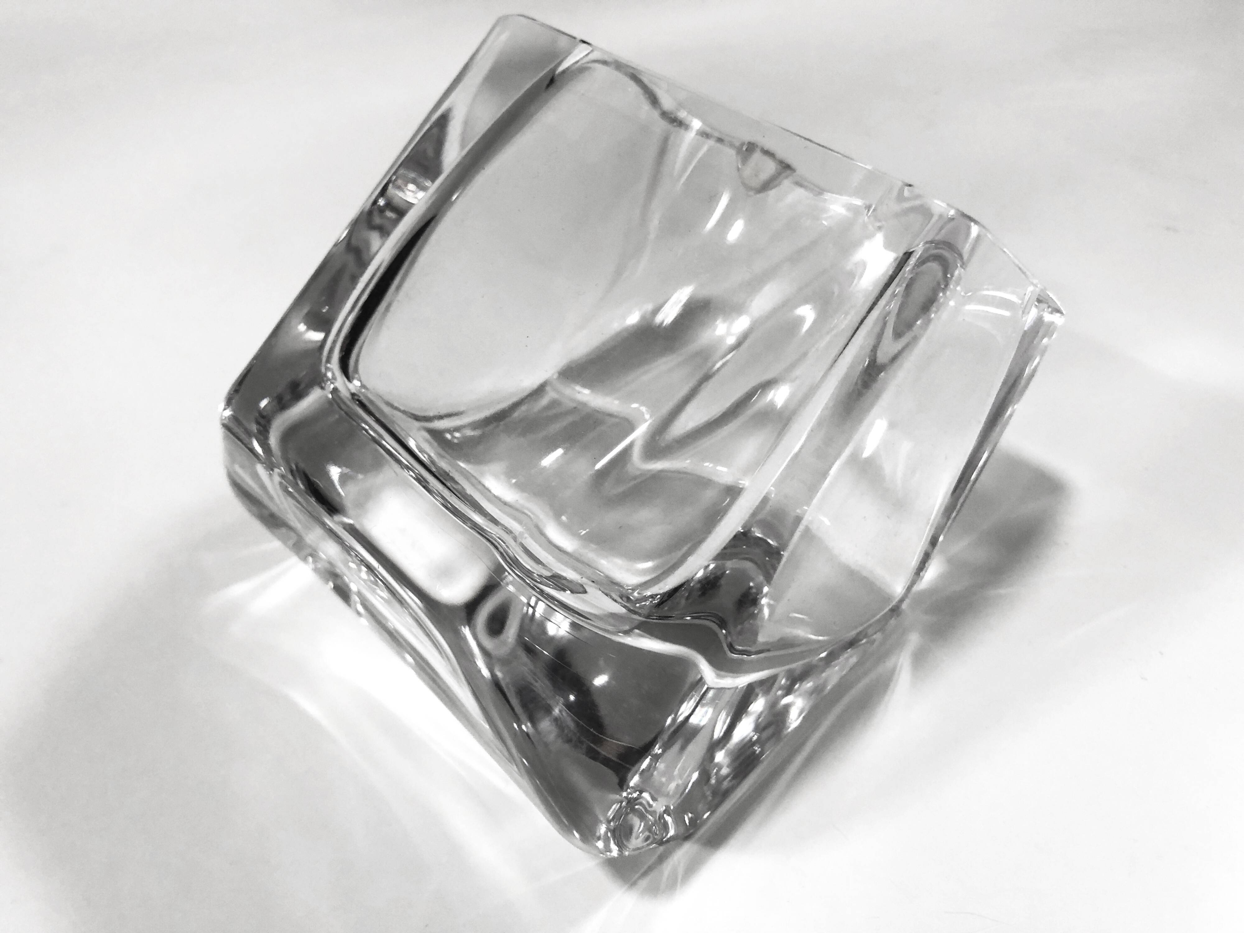 Vintage Ashtray • Pen Holder • Crystal • Daum France • 1970