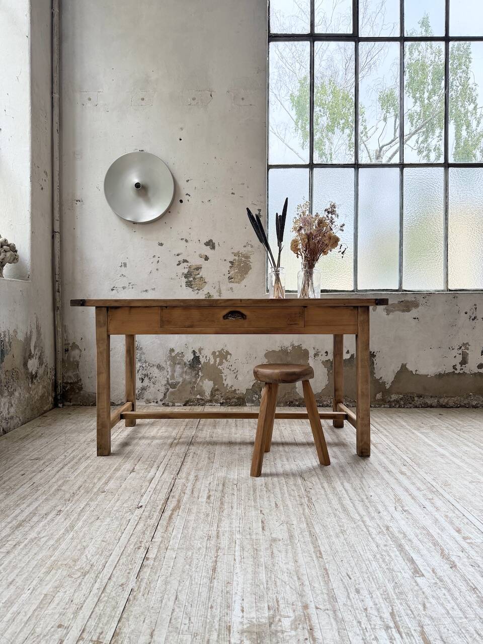 Farm table in pine, 1950s