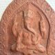 Plaque Votive Terre Cuite Ganesh Amulette Tsa Tsa Inde Nepal Asie Deco⁠