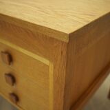 Ash desk, Danish design, 1970s, manufacturer: Domino Møbler