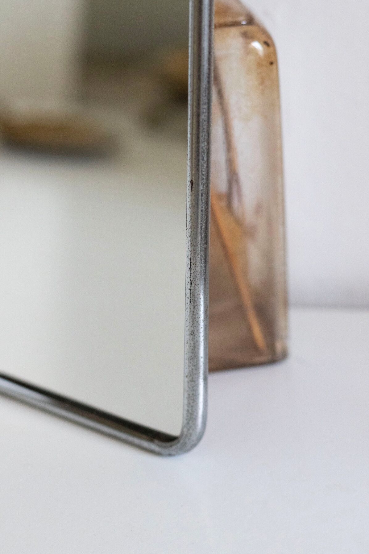 Vintage barber mirror 24*18cm