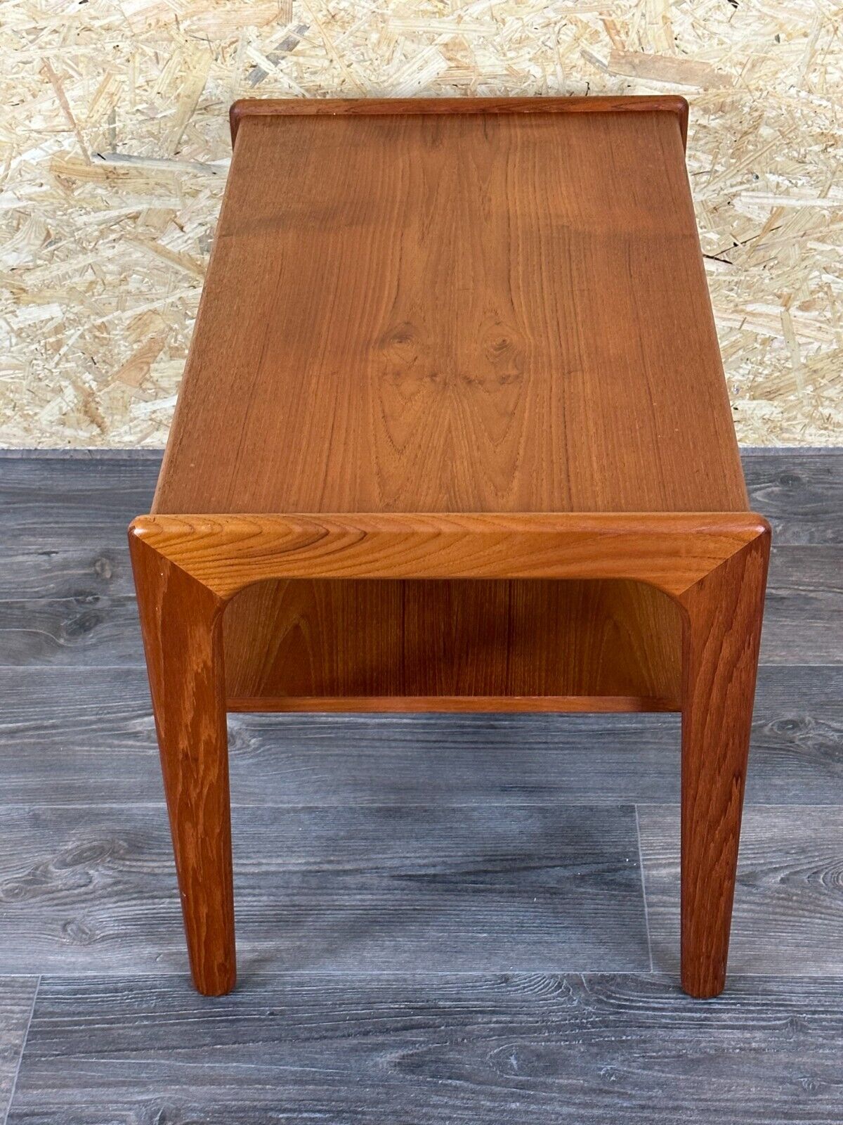 60s 70s teak side table with drawer Arne Wahl Iversen Denmark