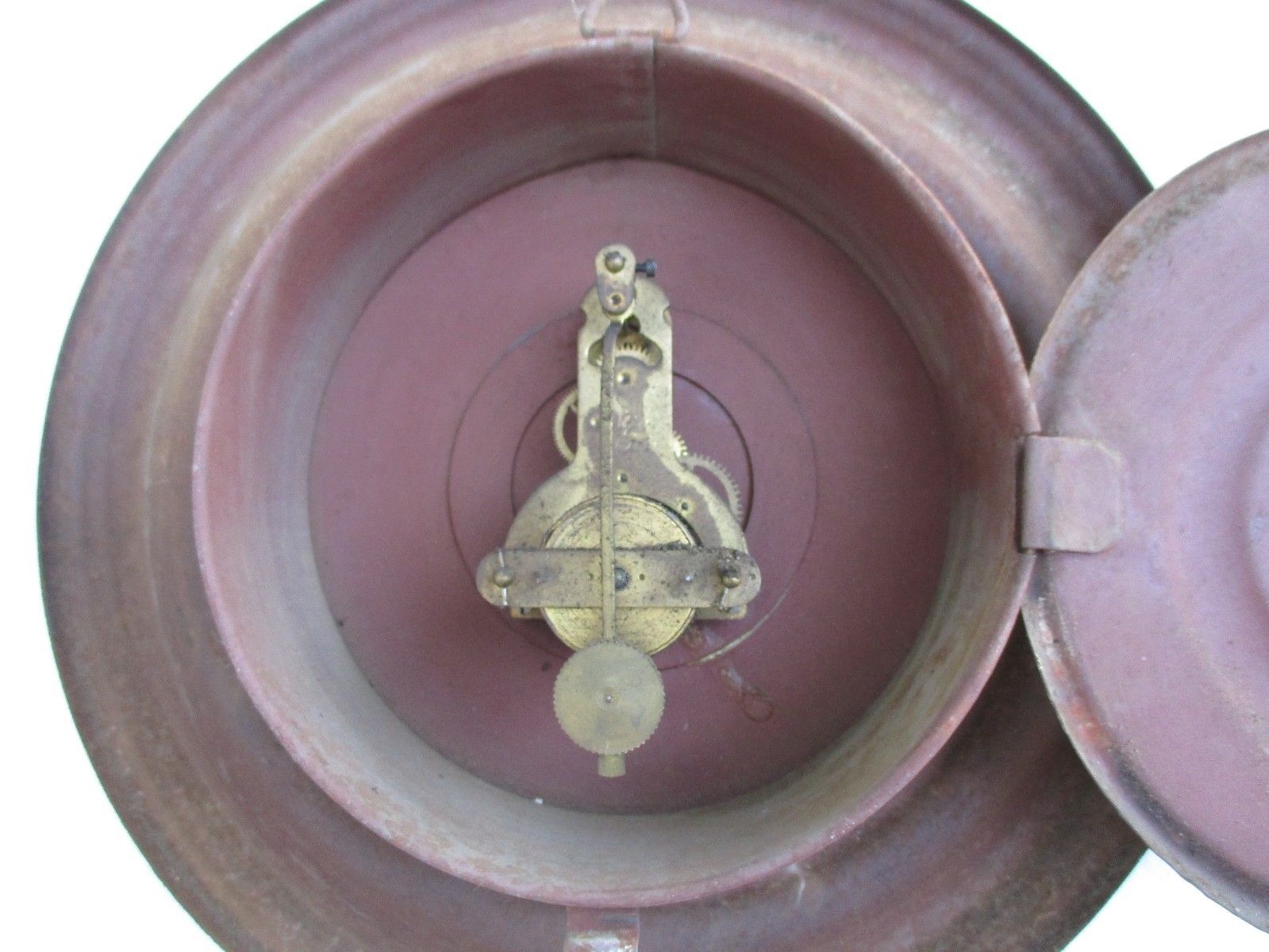 Old wall pendulum plate late 19th century