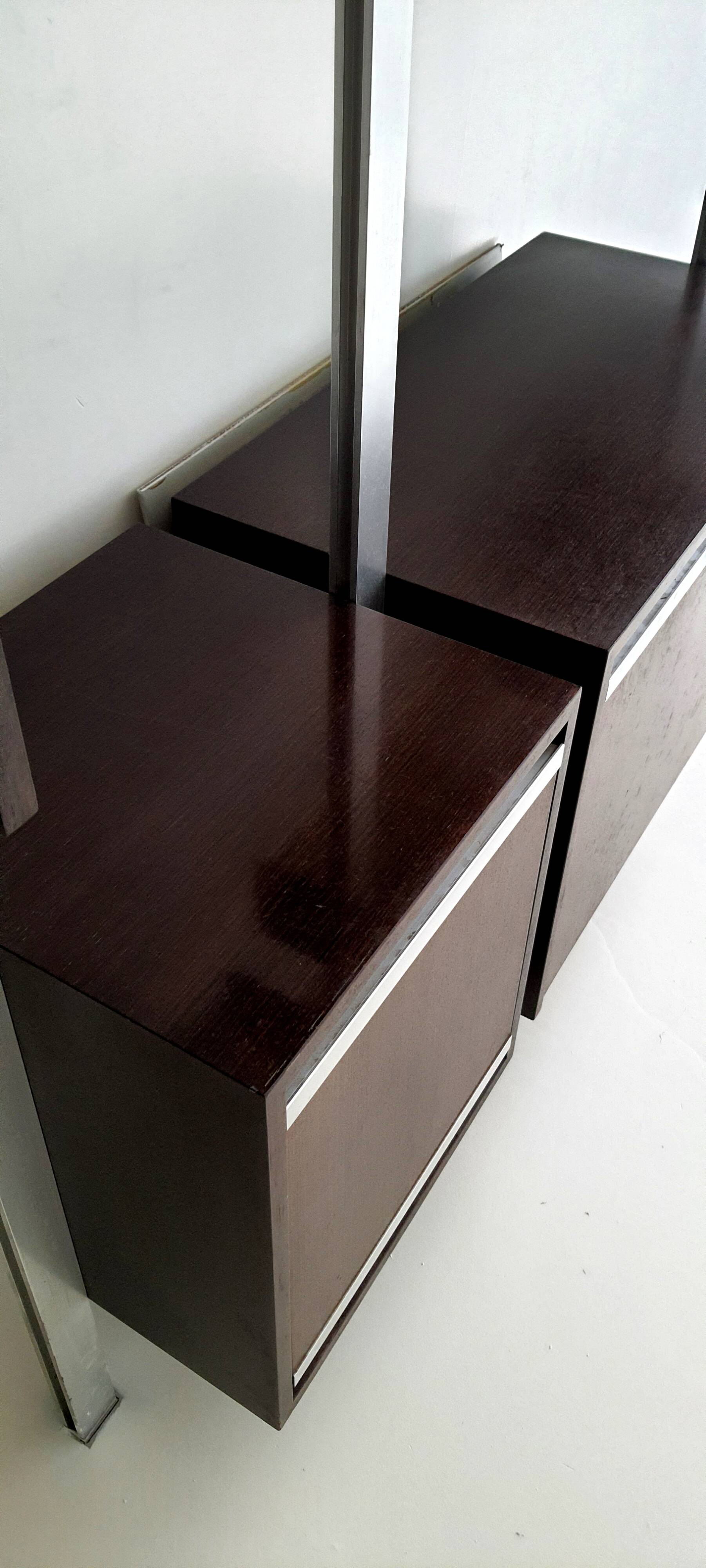 Living room furniture / Modular suspended bookcase by Michel Ducaroy for Ligne Roset Vintage 1970