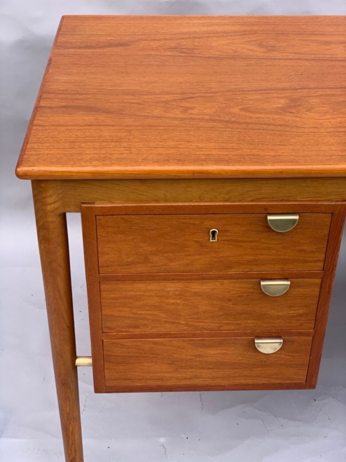 Danish oak and teak desk 1960