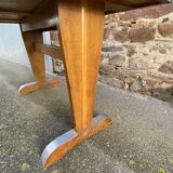 Art deco bistro coffee table covered in formica 1950