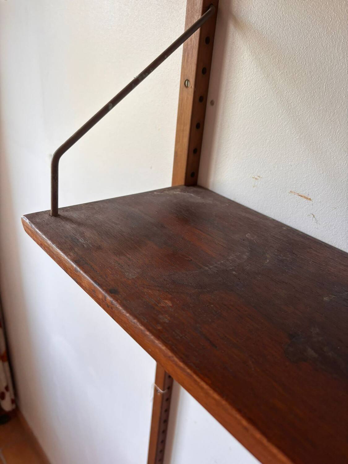 Étagère scandinave en teck modulable