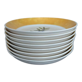 8 plates ceuses Guy Degrenne