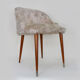 Pair of chairs moumoute wooden compass legs year 60