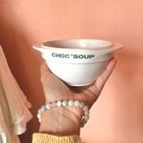 Vintage bowls choc'soup