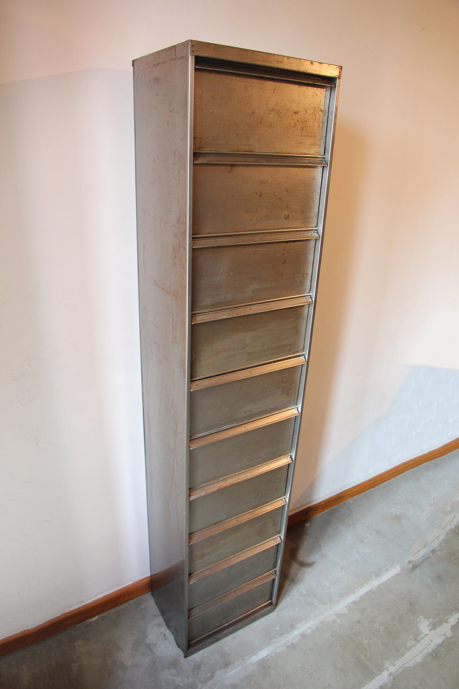 Furniture workshop / column has industrial valves