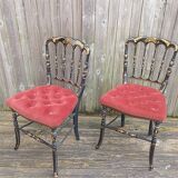 Chaises Napoléon bois