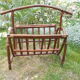 Vintage bamboo magazine rack