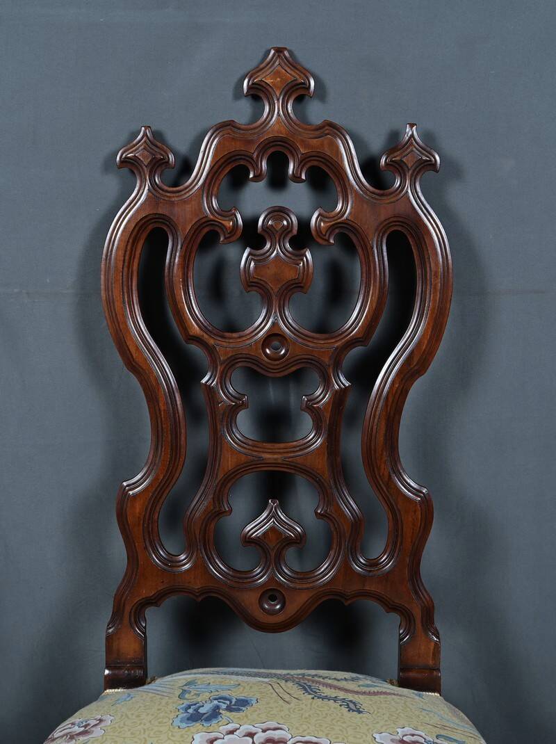 Nursing Chair in Mahogany, Napoleon III period – second half of the 19th century