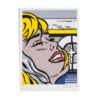 Lithographie originale en édition limitée de Roy Lichtenstein « Shipboard Girl » des années 1980