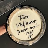 Pichet atelier Fase Vallauris signé et numéroté