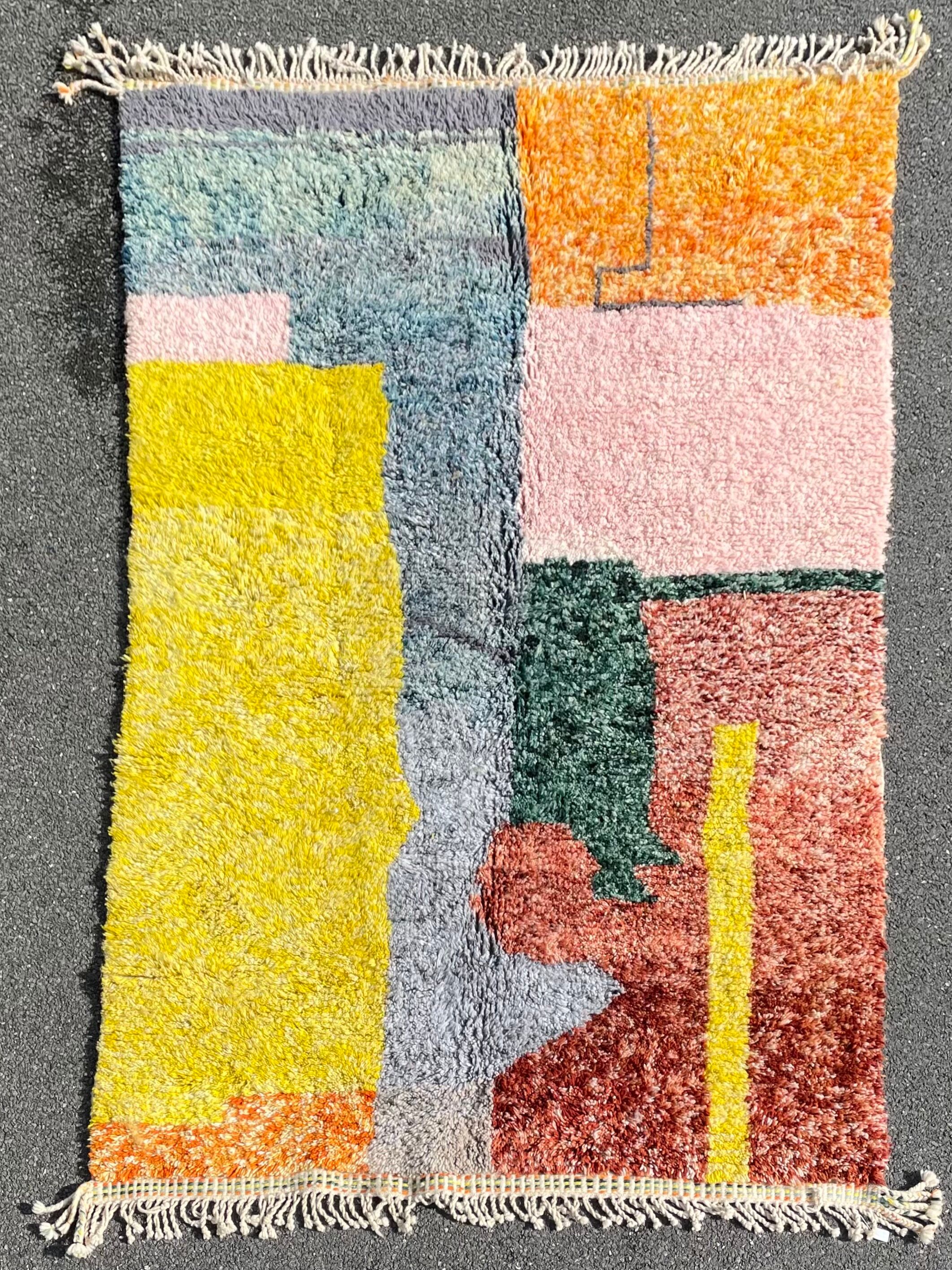 Contemporary carpet Beni Ouarain