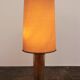Brutalist Table Lamp Marble & Glass, Vintage 1980