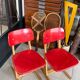 Chaise enfant Casala vintage rouge