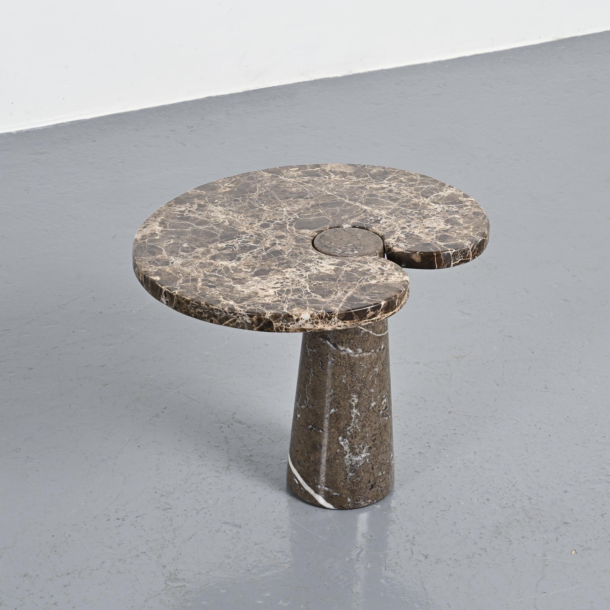 Table basse Eros par Angelo Mangiarotti, Skipper, circa 1975