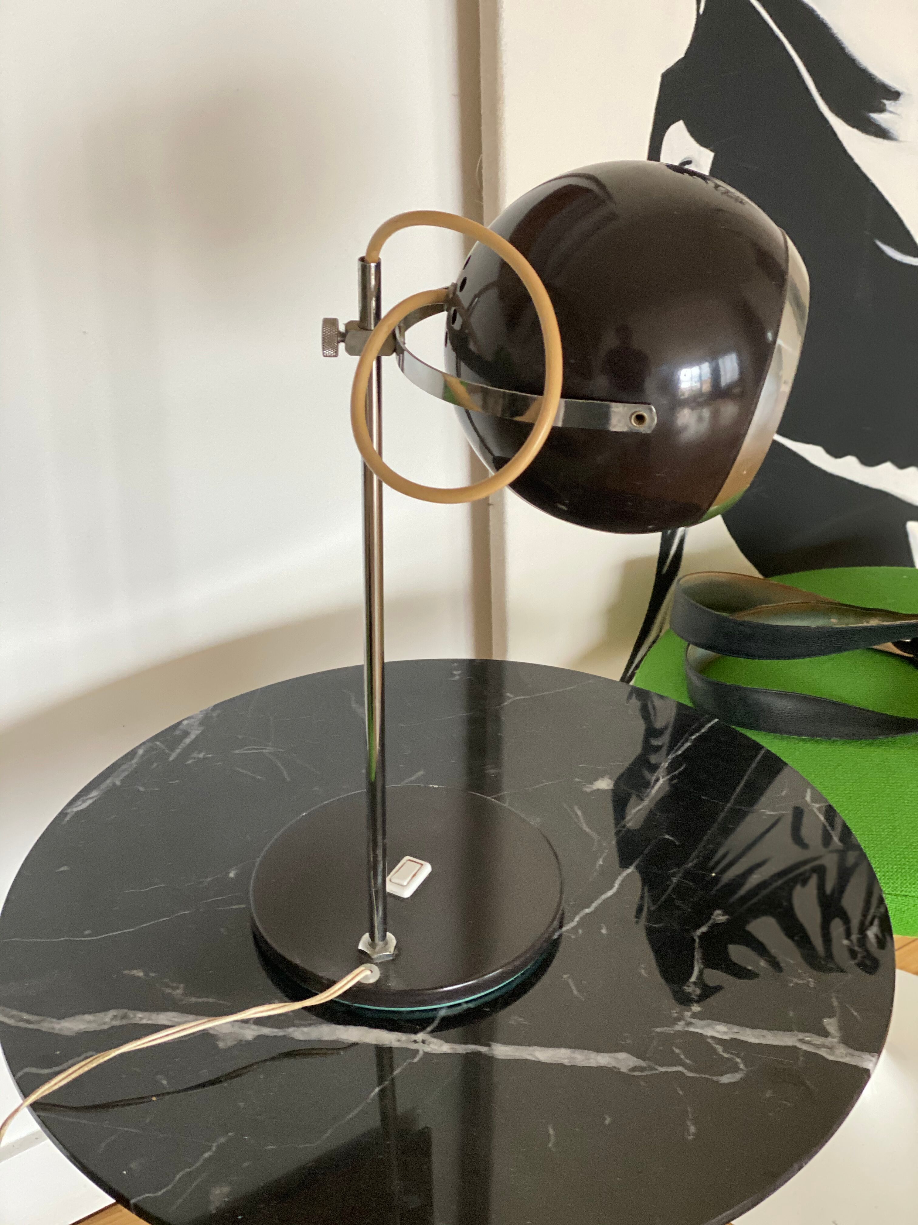 Vintage eye ball lamp circa 1970