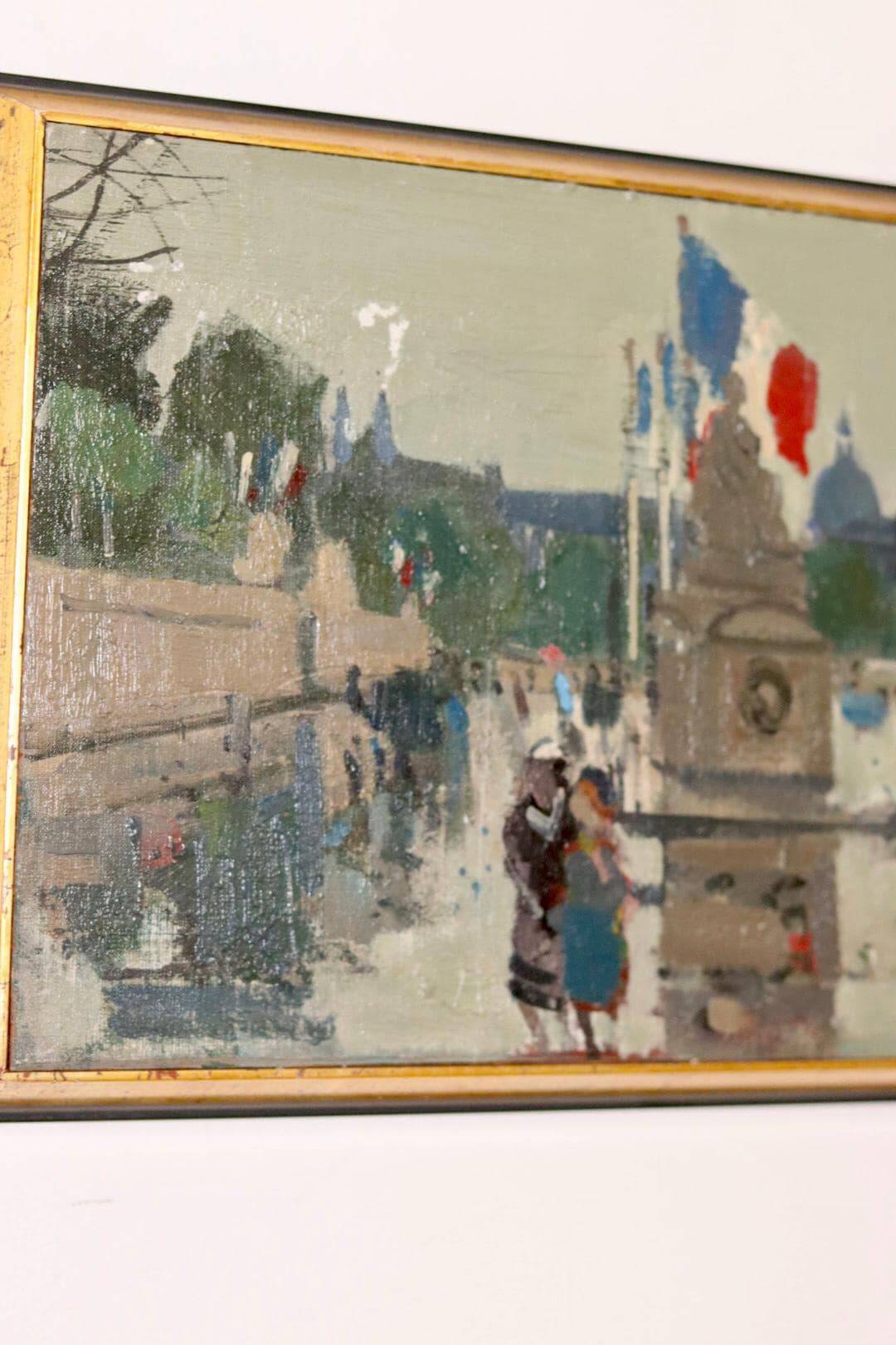 « Scène de rue française » par Olson