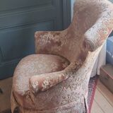 Fauteuil crapaud velours