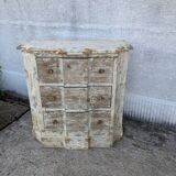 Patinated chest of drawers