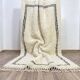 Berber Moroccan rug in natural wool 250cm x 150cm