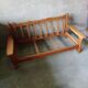 Three-seater canapé from the 1950s in elm.