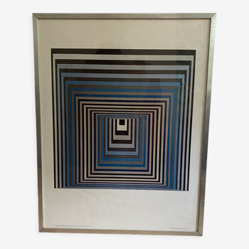 Poster Victor Vasarely art print Shorewood New York framed