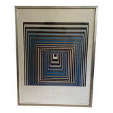 Poster Victor Vasarely art print Shorewood New York framed