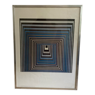 Affiche Victor Vasarely art print Shorewood New York encadré