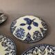Service in faience of Gien Coat of arms crown and lions XIXth