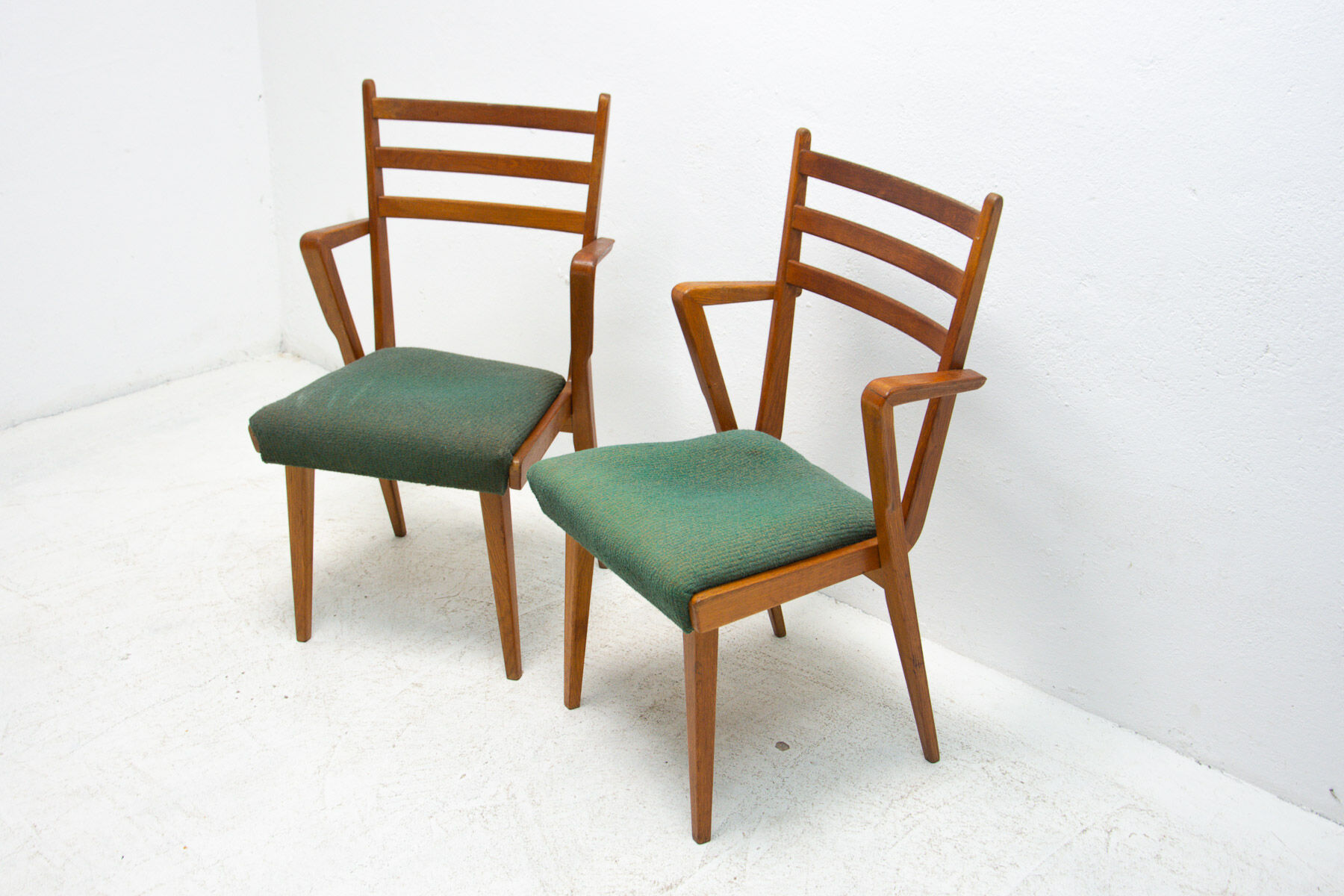 Midcentury bentwood office chairs, Czechoslovakia,1960´s, set of 2