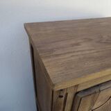 Louis XV jam jar in solid oak, 19th century, Aerogommer