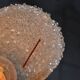 2 orange perspex and plexiglass wall lights from the 60s-70s.