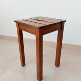 Vintage oak stool 70s/80s
