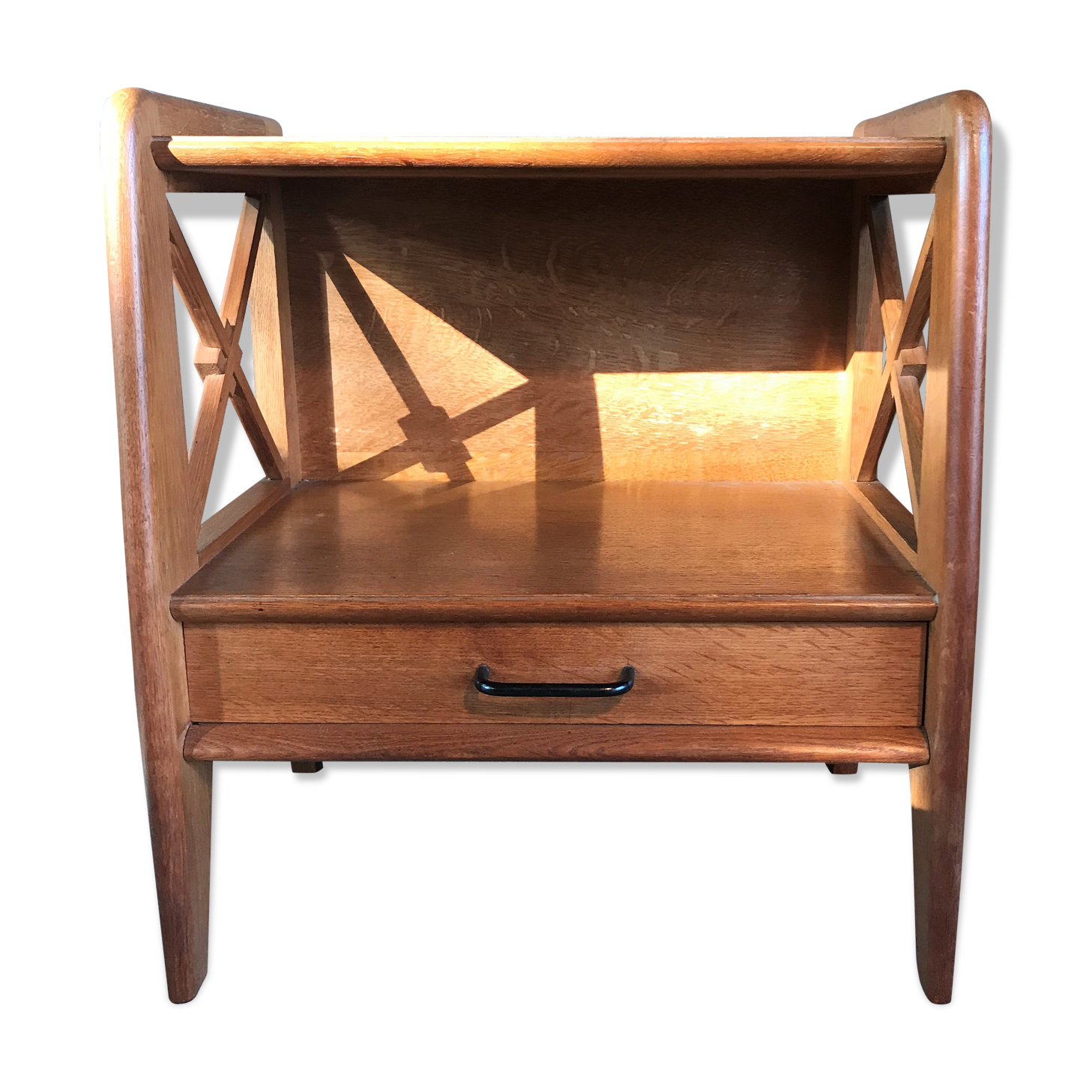 Bedside wooden massif