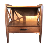 Bedside wooden massif