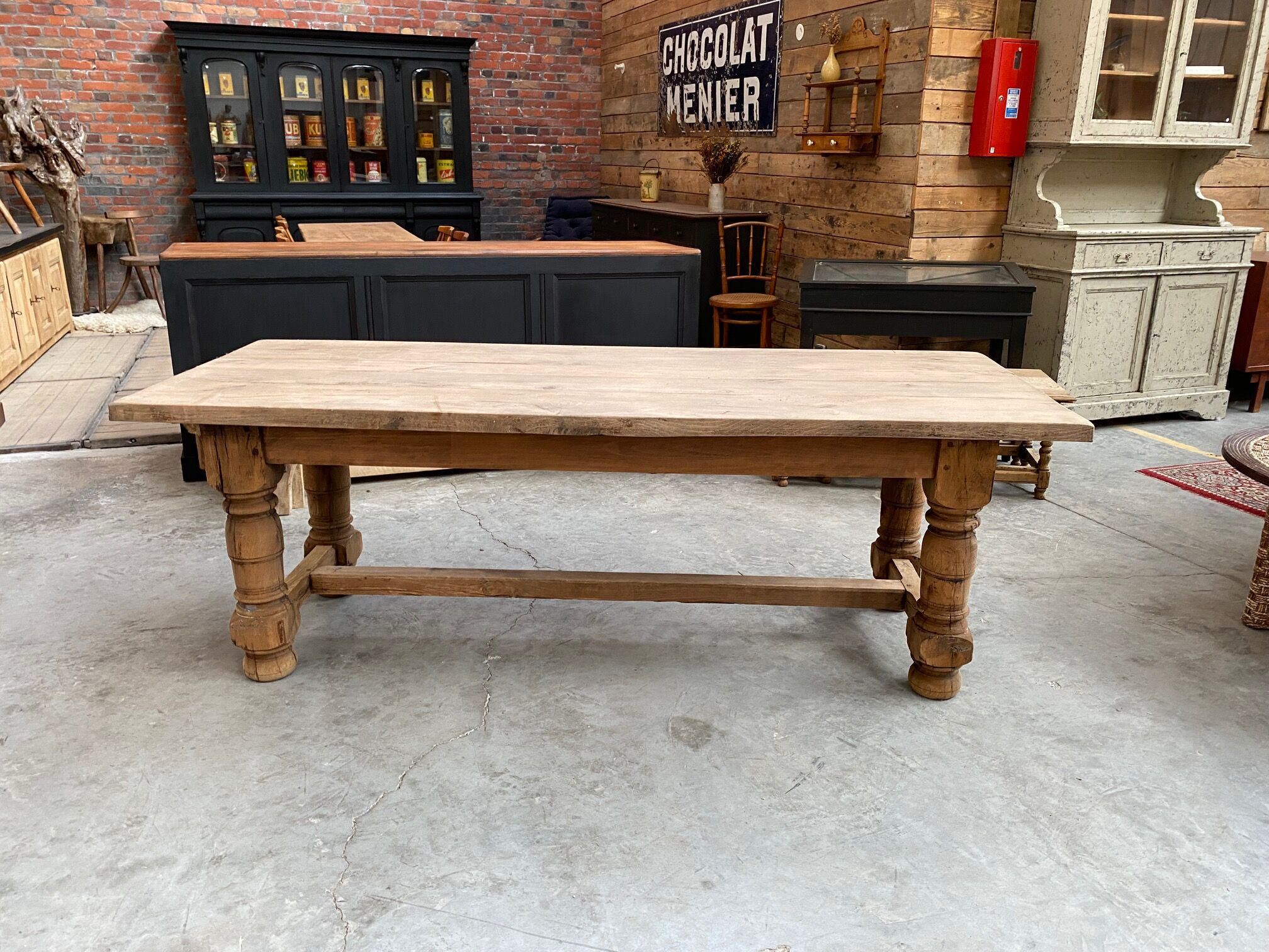 Oak farmhouse table