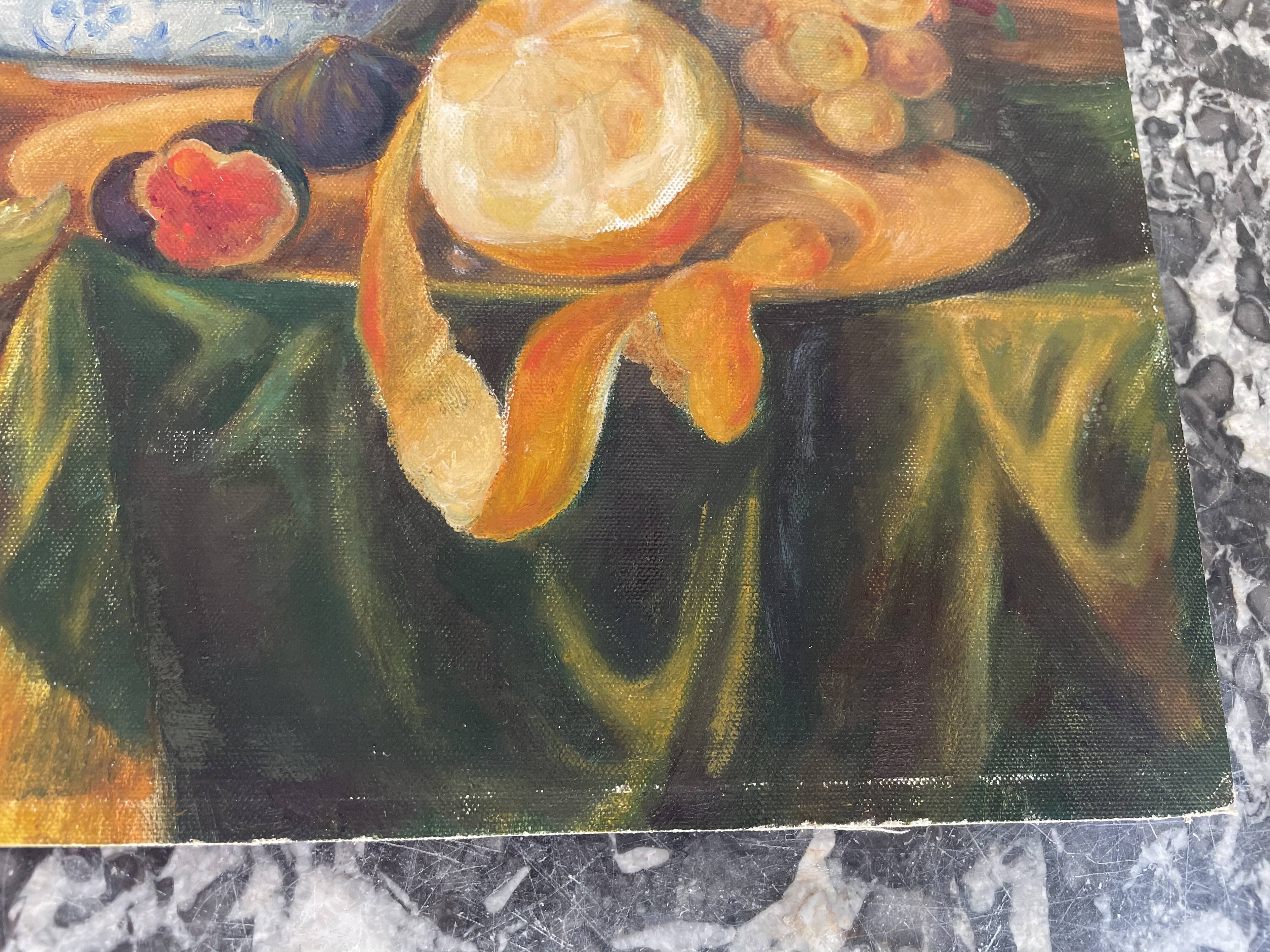 Oil on still life carton by Contesso