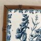 Cast iron trivet Gien Landscape and bamboo-style wood