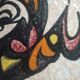 Mural Plate "Fighting Bull" ceramic Pop Art Style (Sanguino)
