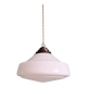 Art Deco Philips suspension in white opaline, Phililite series, 1930.