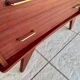 Commode vintage à 4 tiroirs, pieds compas circa 1960s