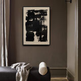 Peinture Abstraite Noire