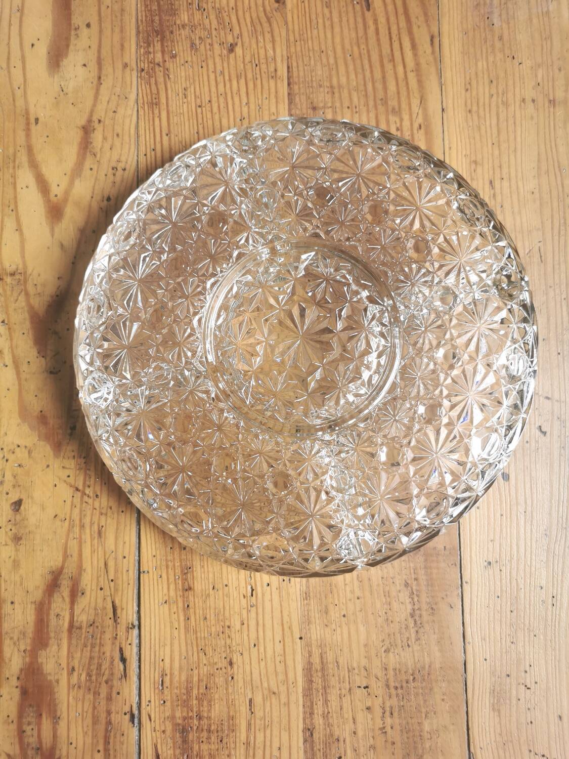 Vintage glass appetizer dish