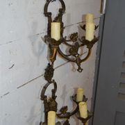 Paire d'appliques style empire en bronze