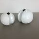 Ensemble de 2 vases en porcelaine Op Art « JOJO » de Wunsiedel Bavaria Allemagne années 1970